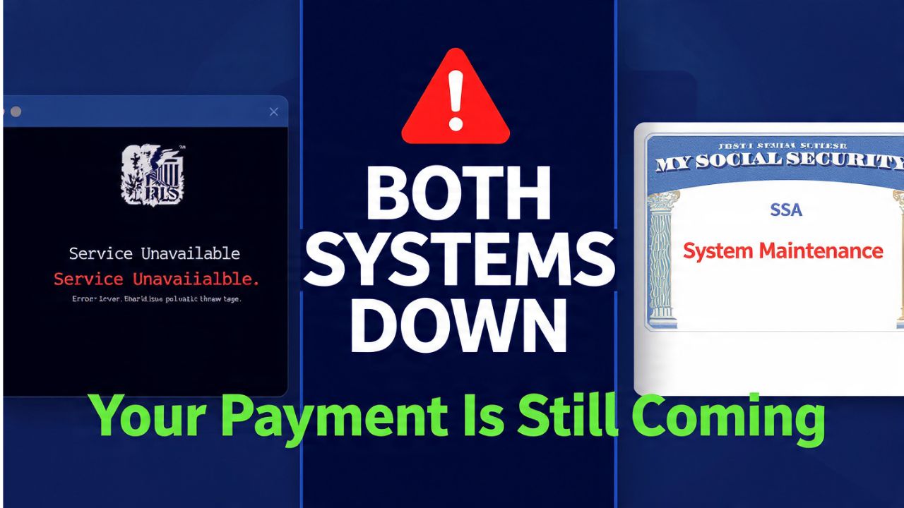 IRS and SSA portals showing unavailable status during March 2026 federal system maintenance window