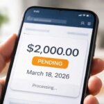 IRS transcript showing Code 846 refund issued entry for March 2026 direct deposit