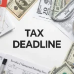 IRS refund check and bank deposit alert