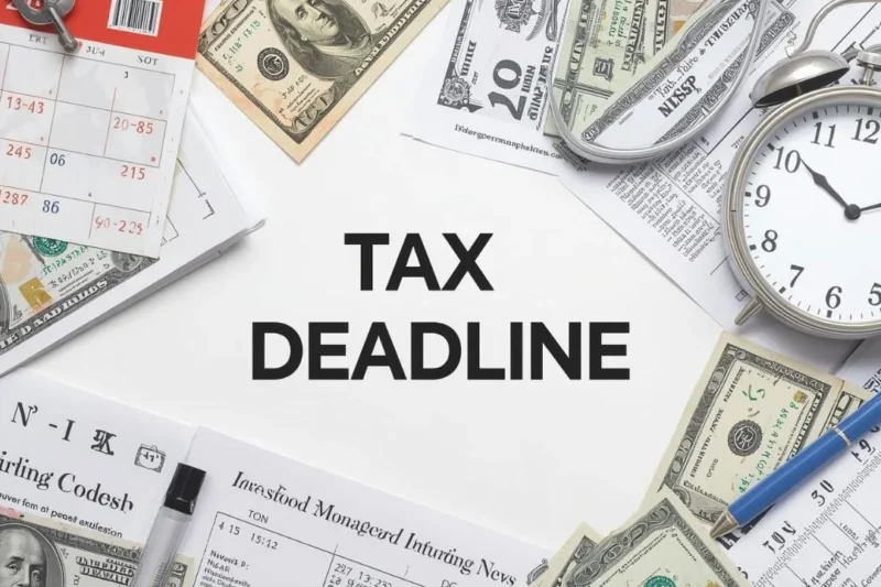 IRS refund check and bank deposit alert