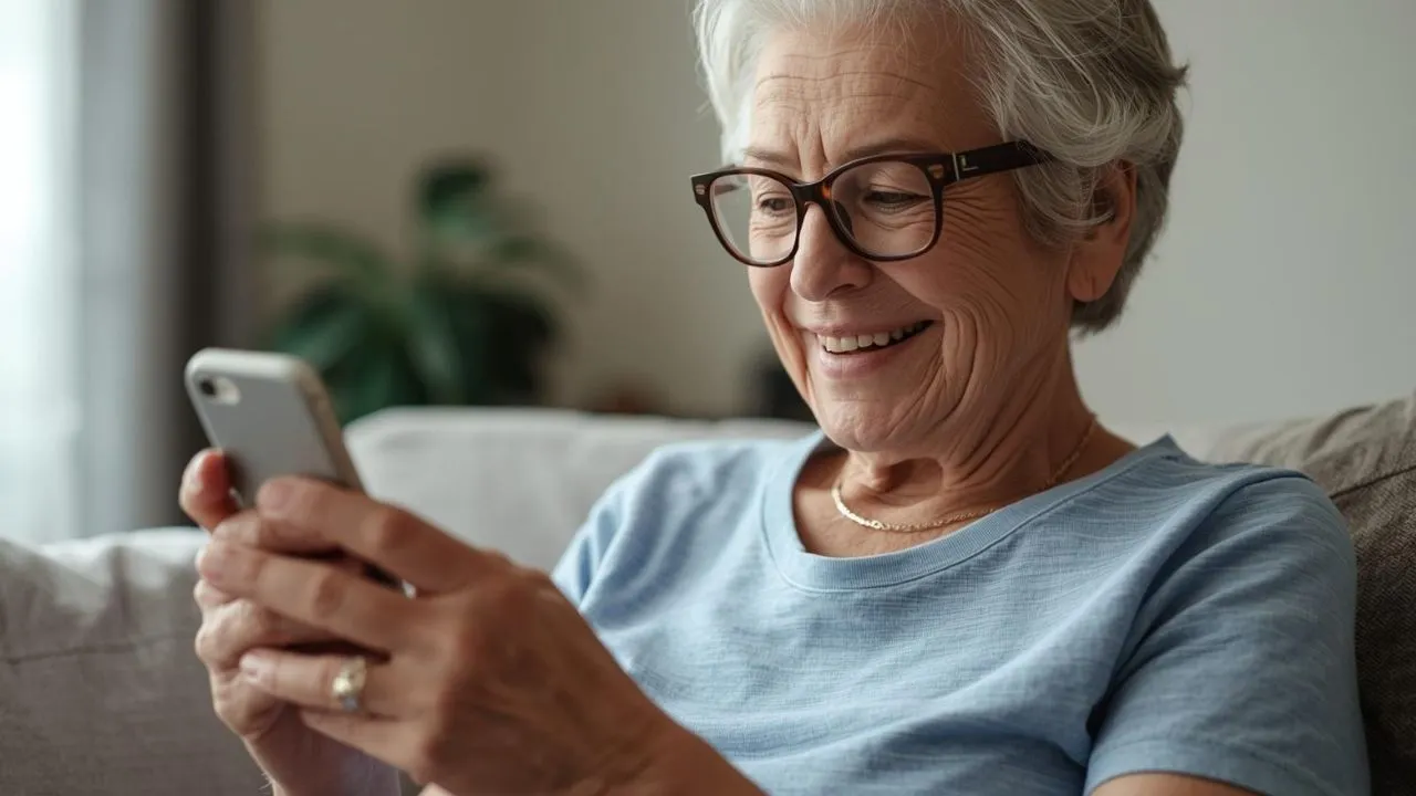 A digital banking app displaying an early SSA Friday Surge deposit.